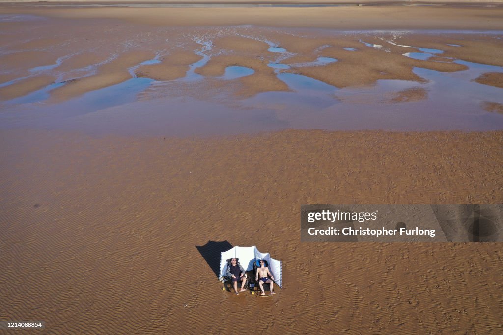 Coastal North Western England Sees The Effects Of Warnings To Self Isolate