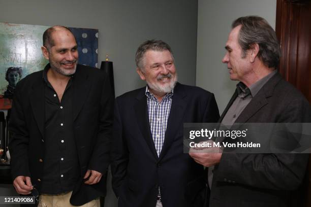 Guillermo Arriaga, Walter Hill, and Tommy Lee Jones