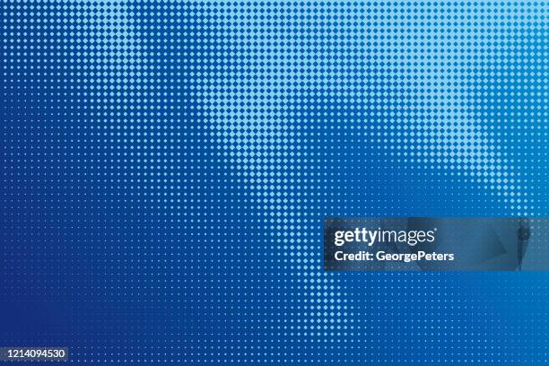 colorful halftone pattern abstract background with flowing colors - morph vector stock illustrations