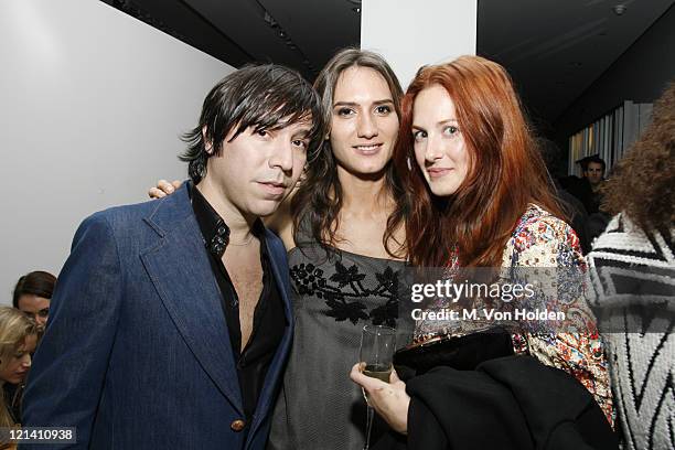 Brian Wolf, Zani Gugglemann, Taylor Tomossi during The Launch of Carlos Mota for Villency Atelier Hosted by Eric Villency and Margaret Russell -...