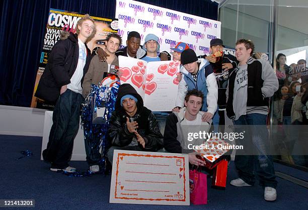 Blazin' Squad during Blazin' Squad Open Audition And Photocall at Lewis Media Centre in London, Great Britain.