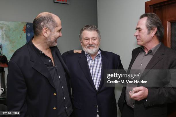 Guillermo Arriaga, Walter Hill, and Tommy Lee Jones