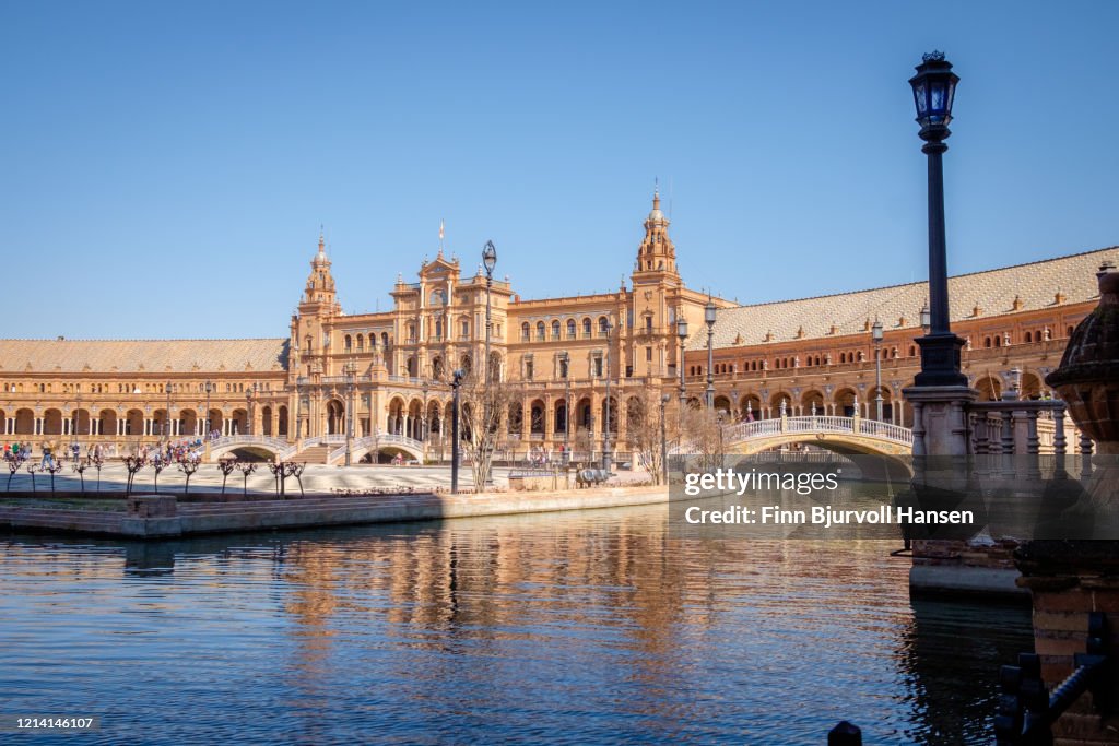 Plaza De Espana Seville Spain