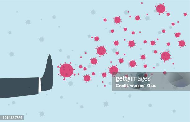 coronavirus - trespassing vector stock illustrations