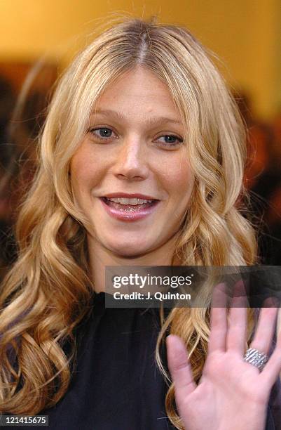 Gwyneth Paltrow during Taryn Simon Private View Hosted By Gwyneth Paltrow at Gagosian Gallery in London, Great Britain.