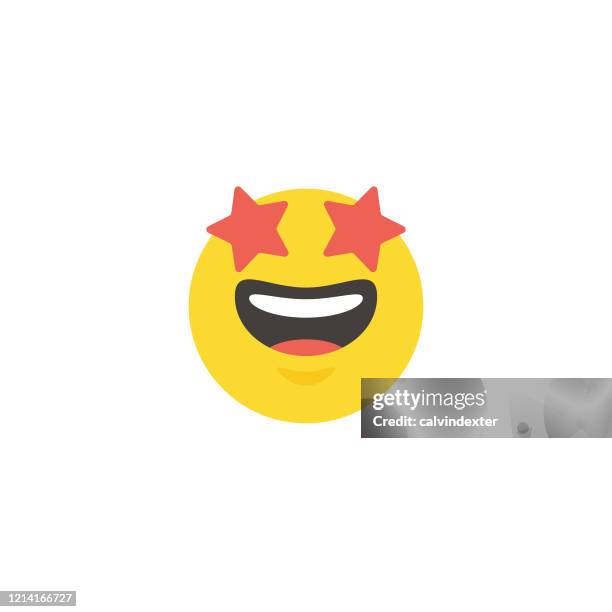 ilustraciones, imágenes clip art, dibujos animados e iconos de stock de emoticon estilo de diseño plano cara grande - cara antropomórfica