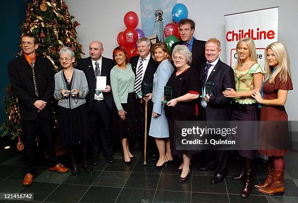 Esther Rantzen, The Countess of Wessex, Jeremy Clarkson and Beth Cordingly with Award Winners