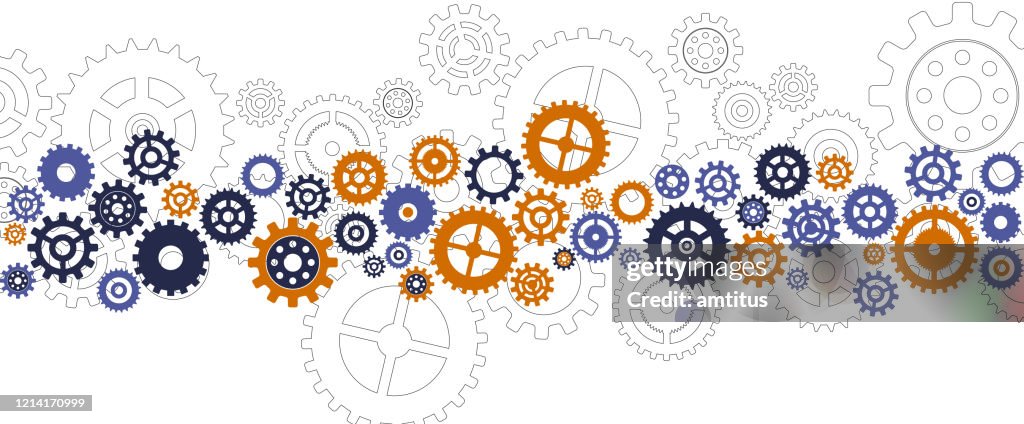 Cog Stripe Template High-Res Vector Graphic - Getty Images