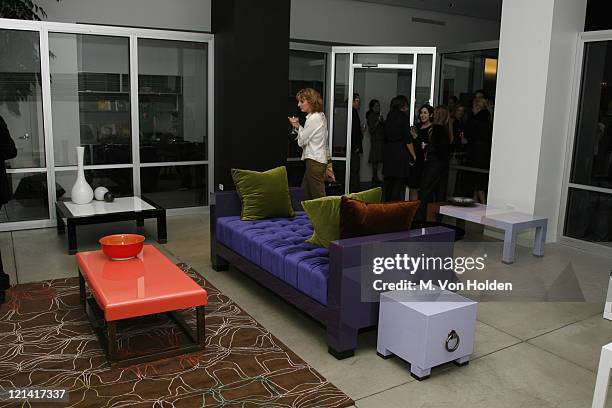 Atmosphere, Carlos Mota Design during The Launch of Carlos Mota for Villency Atelier Hosted by Eric Villency and Margaret Russell - November 15, 2006...