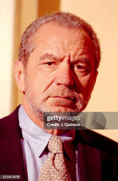 Sir Alan Sugar during Opening of New Marie Lloyd Extension at Hackney Empire in London, Great Britain.