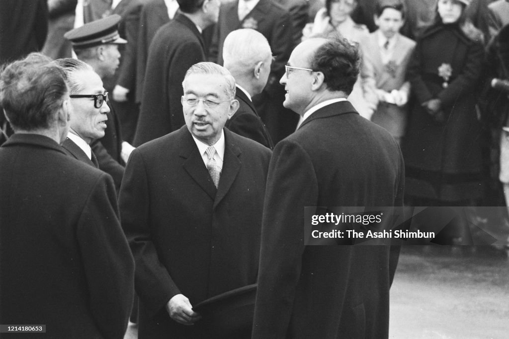 Mexican President Luis Echeverria Visits Japan