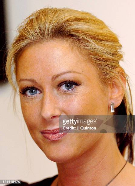Faye Tozer during "Love Shack" the Musical - Photocall at No. 9 Adam Street in London, Great Britain.
