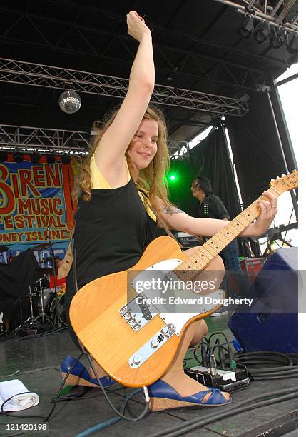 The Rogers Sisters during 6th Annual Village Voice Siren Music Festival at Coney Island in Brooklyn, New York, United States.