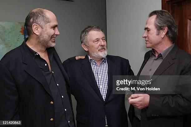Guillermo Arriaga, Walter Hill, and Tommy Lee Jones