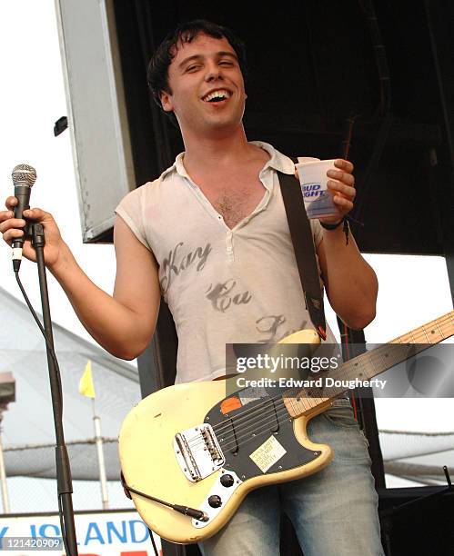 The Cribs during 6th Annual Village Voice Siren Music Festival at Coney Island in Brooklyn, New York, United States.