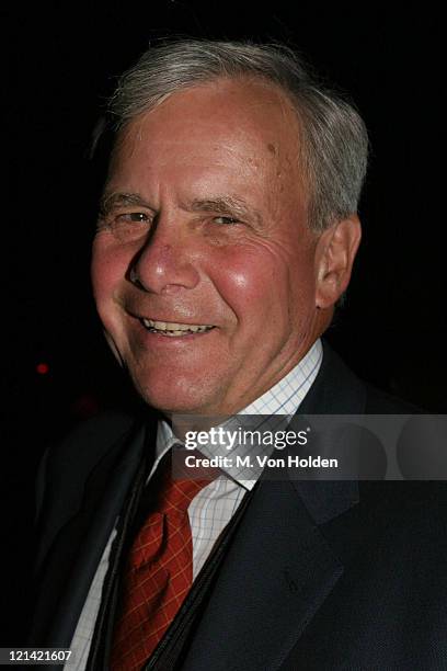 Tom Brokaw during Live from New York, It's Wednesday Night - John McCain Party at Cipriani's on 42nd Street in New York, New York, United States.