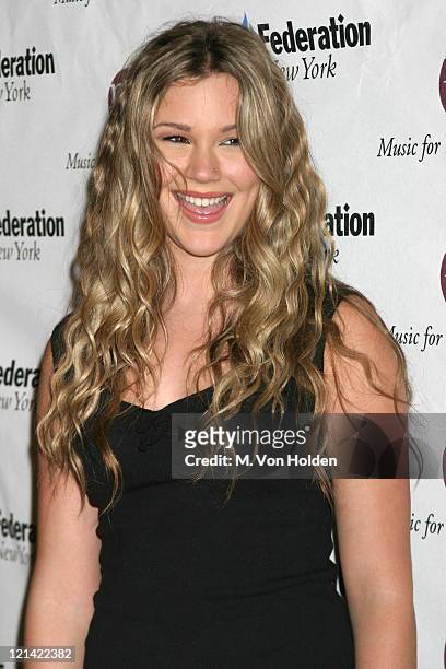 Joss Stone during UJA Federation of NY/Music for Youth Foundation fundraiser at Pierre Ballroom in New York, New York, United States.