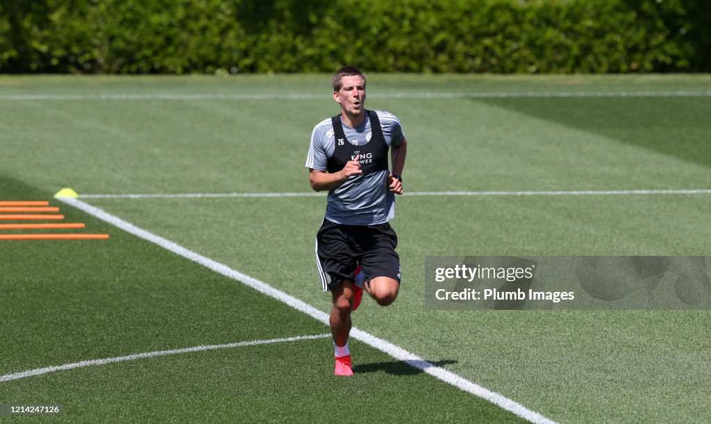 Leicester City Players Return to the Training Ground Following Covid-19 Restrictions Being Relaxed