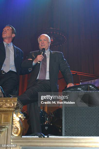 Joe Piscopo, John McCain during Live from New York, It's Wednesday Night - John McCain Party at Cipriani's on 42nd Street in New York, New York,...