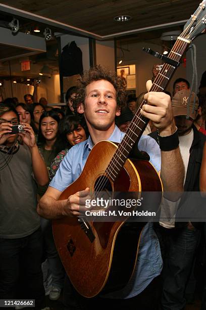 Ben Lee during American Eagle Outfitters Special Live Performance By New West Records Recording Artist Ben Lee at Amercain Eagle Outfitters Union...