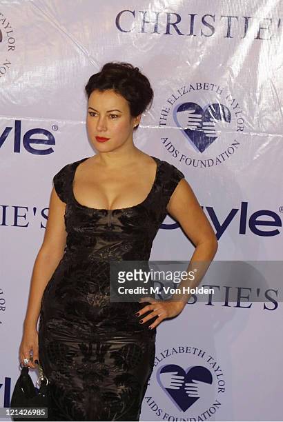 Jennifer Tilly during Christie's Private Auction to Benefit Elizabeth Taylor AIDS Foundation at Christie's in New York, New York, United States.