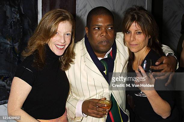 Susan Orlean, Hilton Als, Ann Biderman during Screening of Columbia Pictures' "Adaptation" at SONY Screening Room in New York, New York, United...