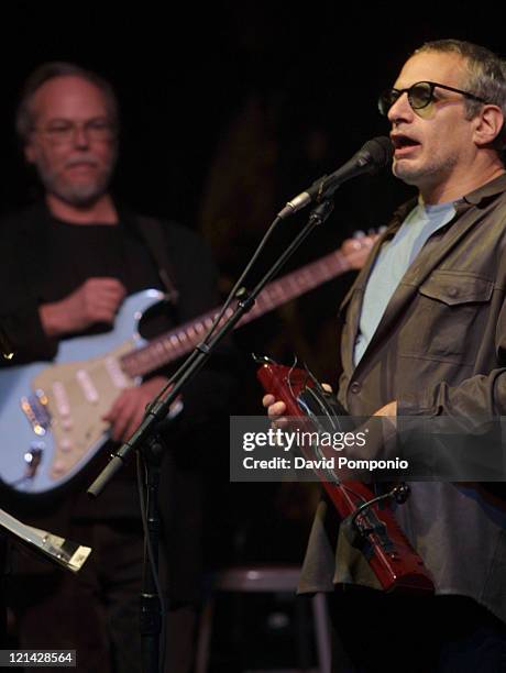 Walter Becker and Donald Fagen of Steely Dan during Steely Dan Live At Roseland Ballroom - September 12, 2003 at Roseland Ballroom in New York City,...