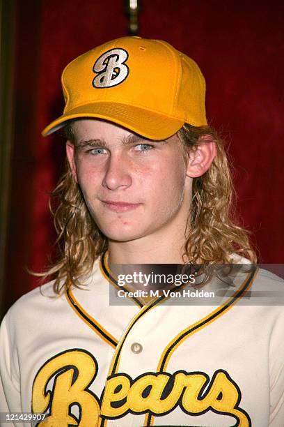 Jeffrey Davies during Inside arrivals for the "Bad News Bears' premiere at The Ziegfeld Theater in New York, New York, United States.