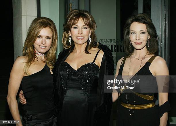 Tracey Bregman, Lesley-Anne Down and Hunter Tylo during "The Bold and the Beautiful" Gala to Celebrate 20 Years at Two Rodeo in Beverly Hills,...