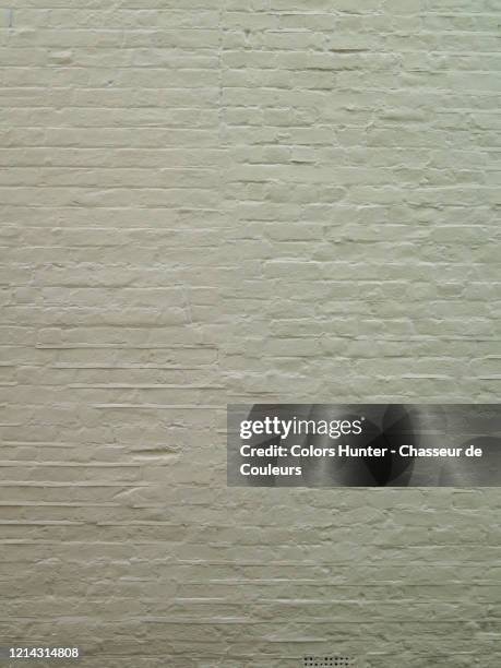 london brick wall painted in white - painted brick house stock pictures, royalty-free photos & images