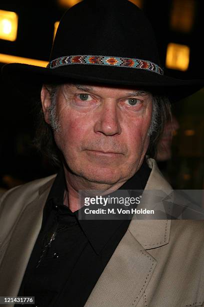 Neil Young during Special Screening of " Neil Young: Heart of Gold" - New York City at Walter Reade Theater in New York City, New York, United States.