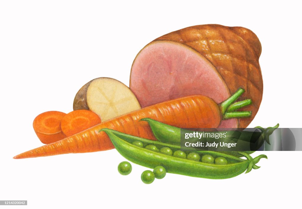 Ham and Vegetables