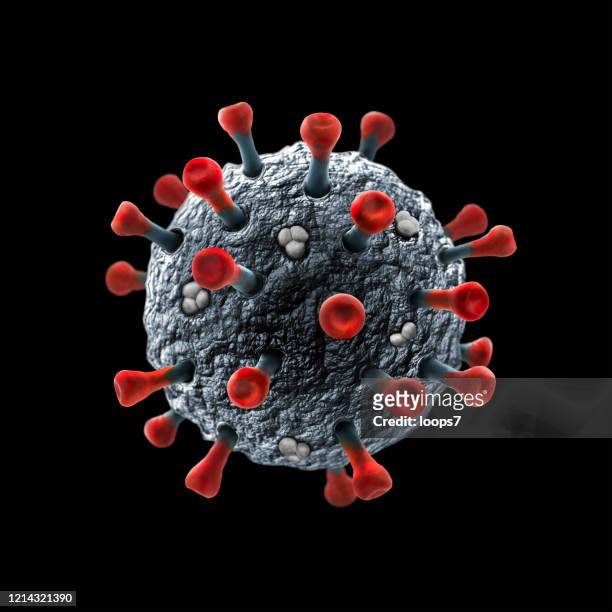 microscopic view of coronavirus - covid 19 death stock illustrations