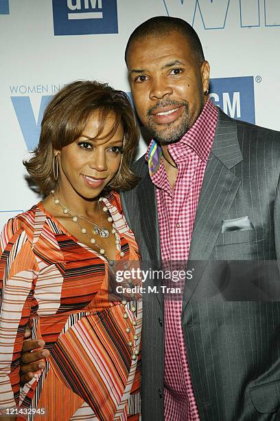 Holly Robinson Peete and Eriq La Salle during Women in Film LA Present the 2007 Power Breakfast "Minority Report" at Four Seasons Hotel in Los...