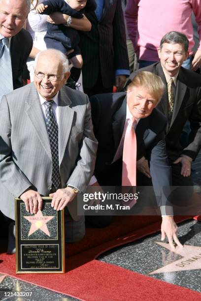 Johnny Grant, Honorary Mayor of Hollywood and Donald Trump