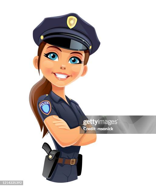 police woman - police woman stock illustrations