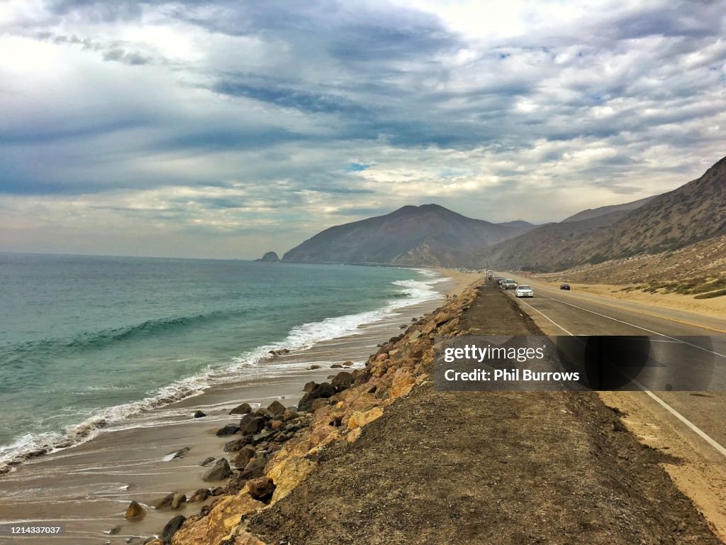 Endless road on Highway 1