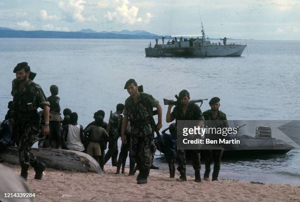 Portuguese government marines in Mozambique, February 1967.