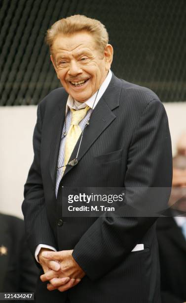 Jerry Stiller during Jerry Stiller and Anne Meara Honored with a Star on the Hollywood Walk of Fame at 7018 Hollywood Blvd. In Hollywood, California,...