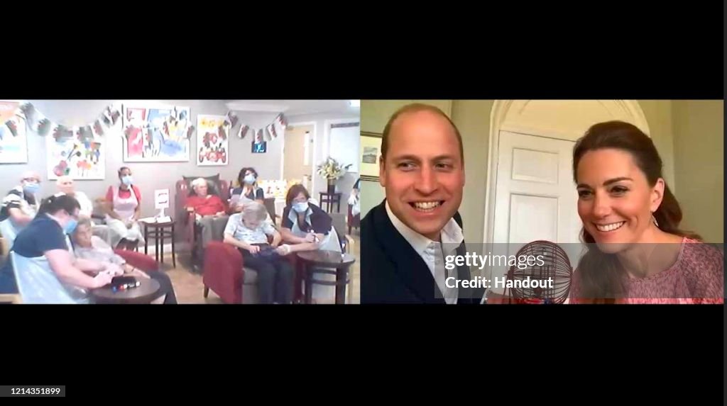 The Duke And Duchess Of Cambridge Thank Social Care Workers Across The UK