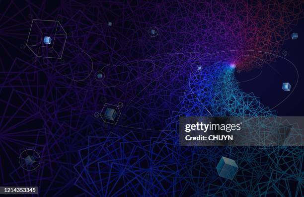 blue virtual reality - virtual reality construction stock illustrations