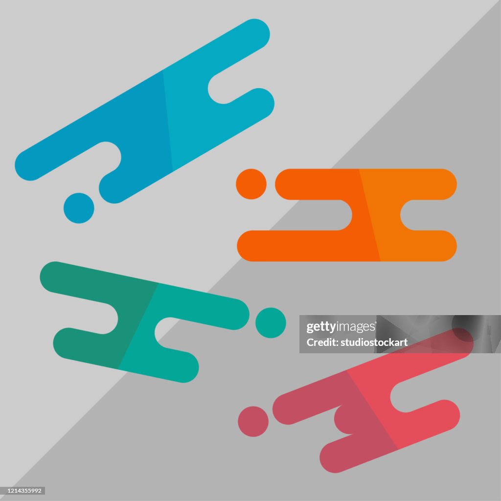 Simple Rounded Line Abstract Modern Round Lines High-Res Vector Graphic - Getty Images