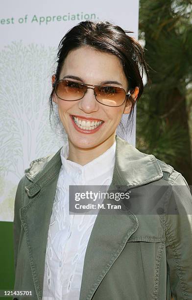Christy Carlson Romano during EMA and E! Entertainment Television Tree Planting Event - April 4, 2007 at Tree People's Headquarters in Coldwater...