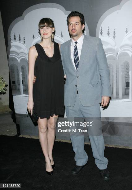 Guy Oseary and Michelle Oseary during Giorgio Armani Celebrates 2007 Oscars with Exclusive Prive Show at Green Acres Estates in Beverly Hills,...