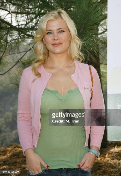 Alison Sweeney during EMA and E! Entertainment Television Tree Planting Event - April 4, 2007 at Tree People's Headquarters in Coldwater Canyon Park...