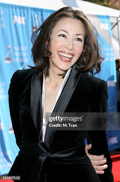 Ann Curry during 38th Annual NAACP Image Awards - Arrivals at Shrine Auditorium in Los Angeles, California, United States.