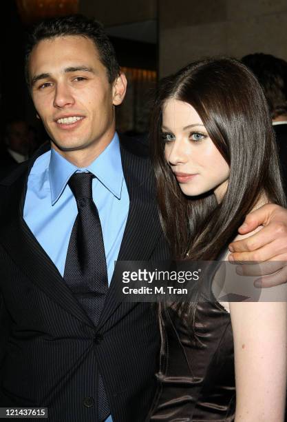 James Franco and Michelle Trachtenberg during NBC Universal Golden Globe After Party at Beverly Hilton Hotel in Beverly Hills, Calfirnia, United...