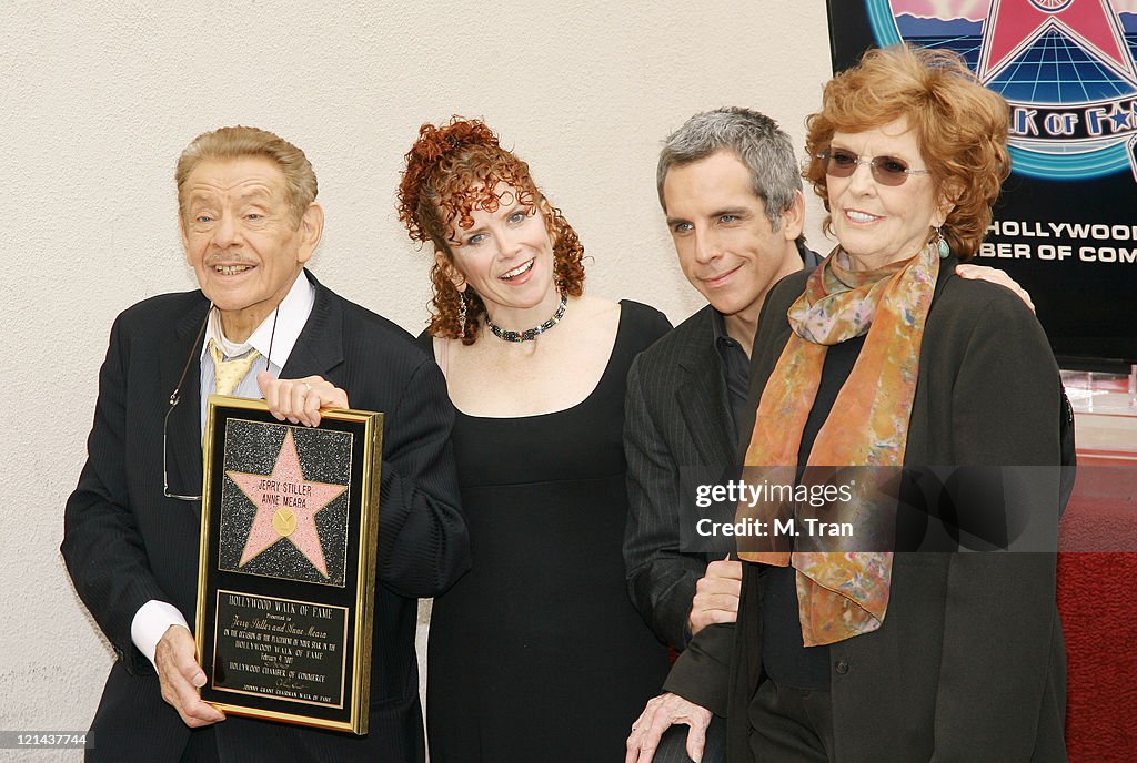 Jerry Stiller and Anne Meara Honored with a Star on the Hollywood Walk of Fame