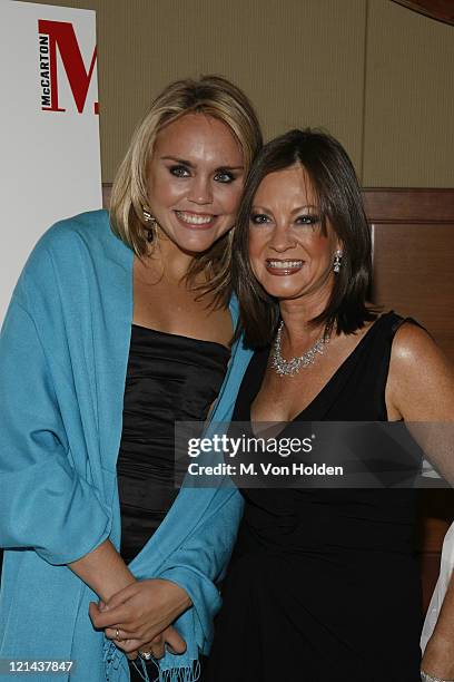 Whitney Nathan and Judith Giuliani during McCarton Foundation Benefit at Pier Sixty, Chelsea Piers in New York, NY, United States.