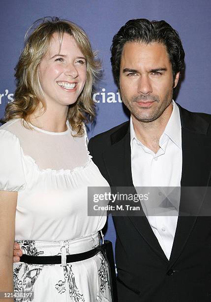 Eric McCormack and Janet Holden during 15th Annual Alzheimer's Benefit "A Night At Sardi's" at Beverly Hilton Hotel in Beverly Hills, California,...